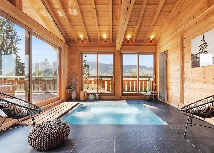 Ysalpe - Vue Montagne Hammam Sauna Jacuzzi Et Salle Cinema * Megève