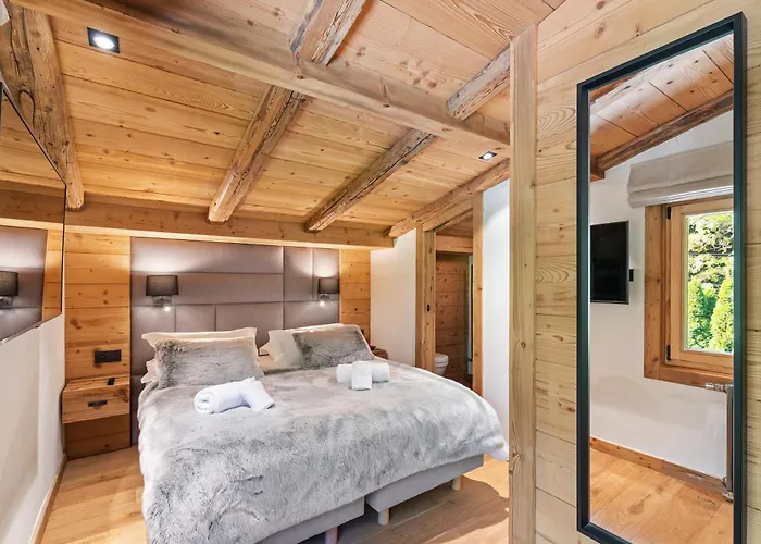 Ysalpe - Vue Montagne Hammam Sauna Jacuzzi Et Salle Cinema Tatil Evi Megève