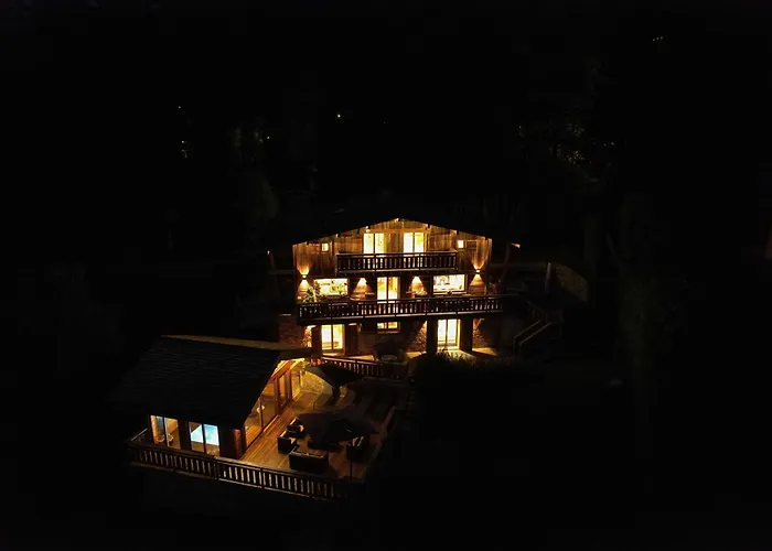 Tatil Evi Ysalpe - Vue Montagne Hammam Sauna Jacuzzi Et Salle Cinema Megève